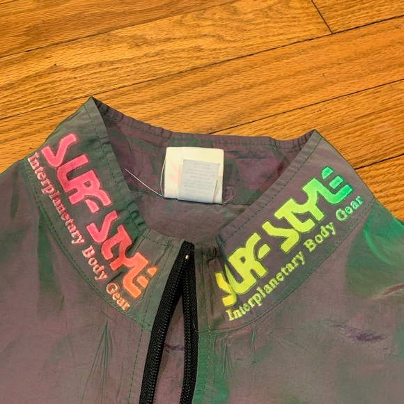 Vintage 90s Surf Style Pullover Windbreaker Jacket - Picture 4 of 8